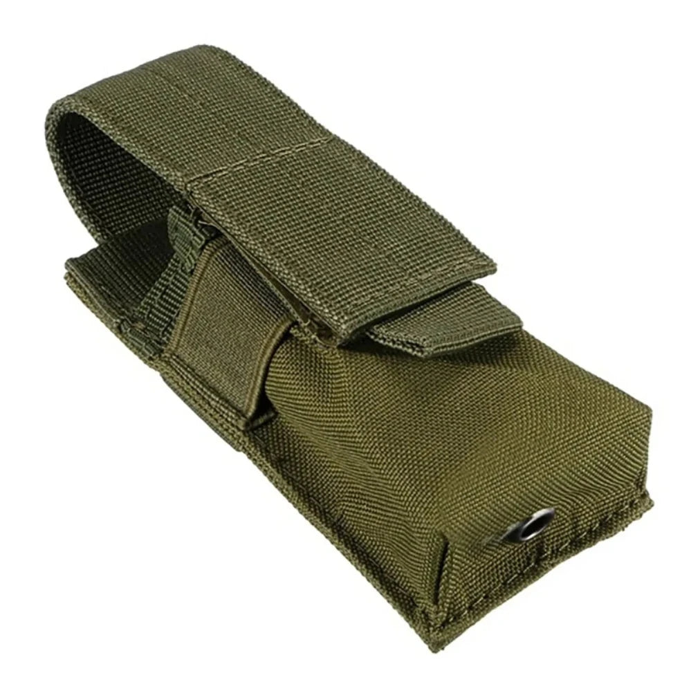 Tactical Magazine Pouch Pocket Camouflage Storage Bag With Belt Hook Outdoor Leisure Flashlight Pouch Flashlight Holder Set