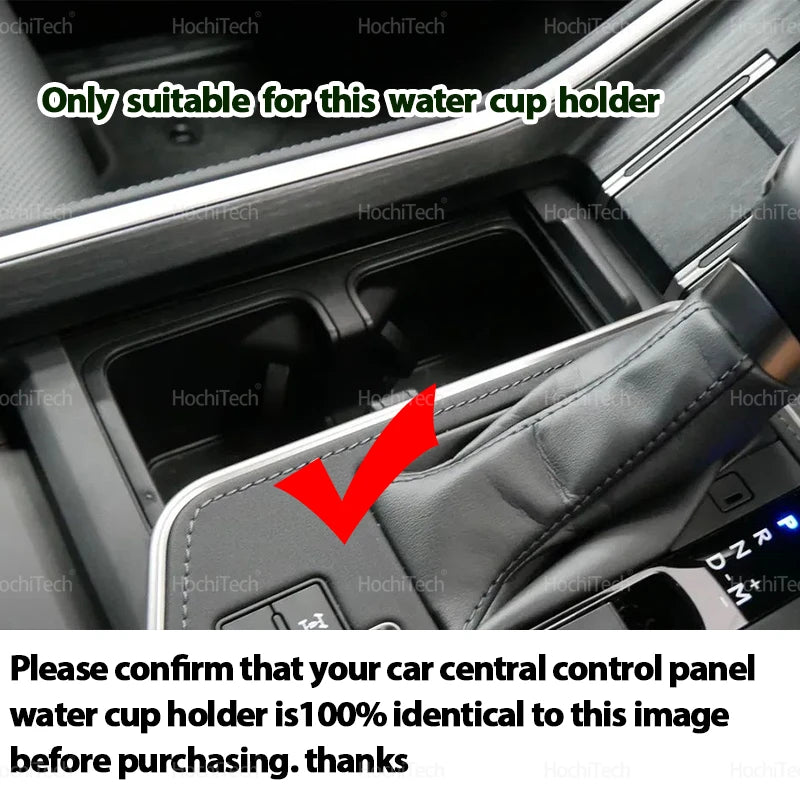 Car Water Cup Holder for Lexus GX550 GX500 J250 2024 2025 2026 Central Control Drinks Holder Storage Box Interior Accessories