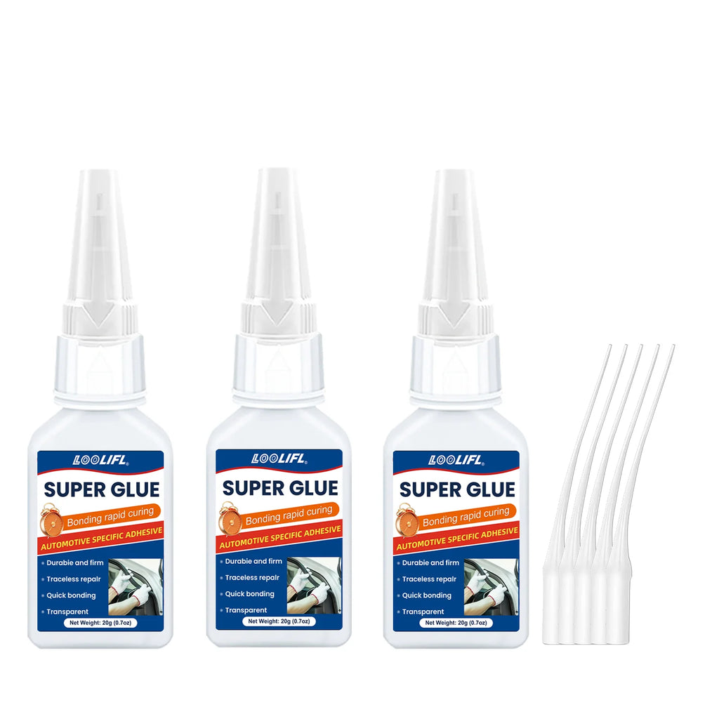 LOOLIFL, Super glue, rubber, tire adhesive, black has ductility, high temperature resistance, transparency and high strength