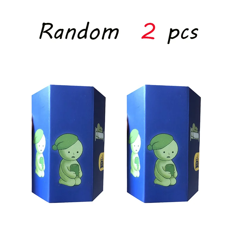 4 Multiple Series Noctilucent Green Doll Blind Mystery Box Action Figures Decoration Desktop Model Toy For Gift Surprise