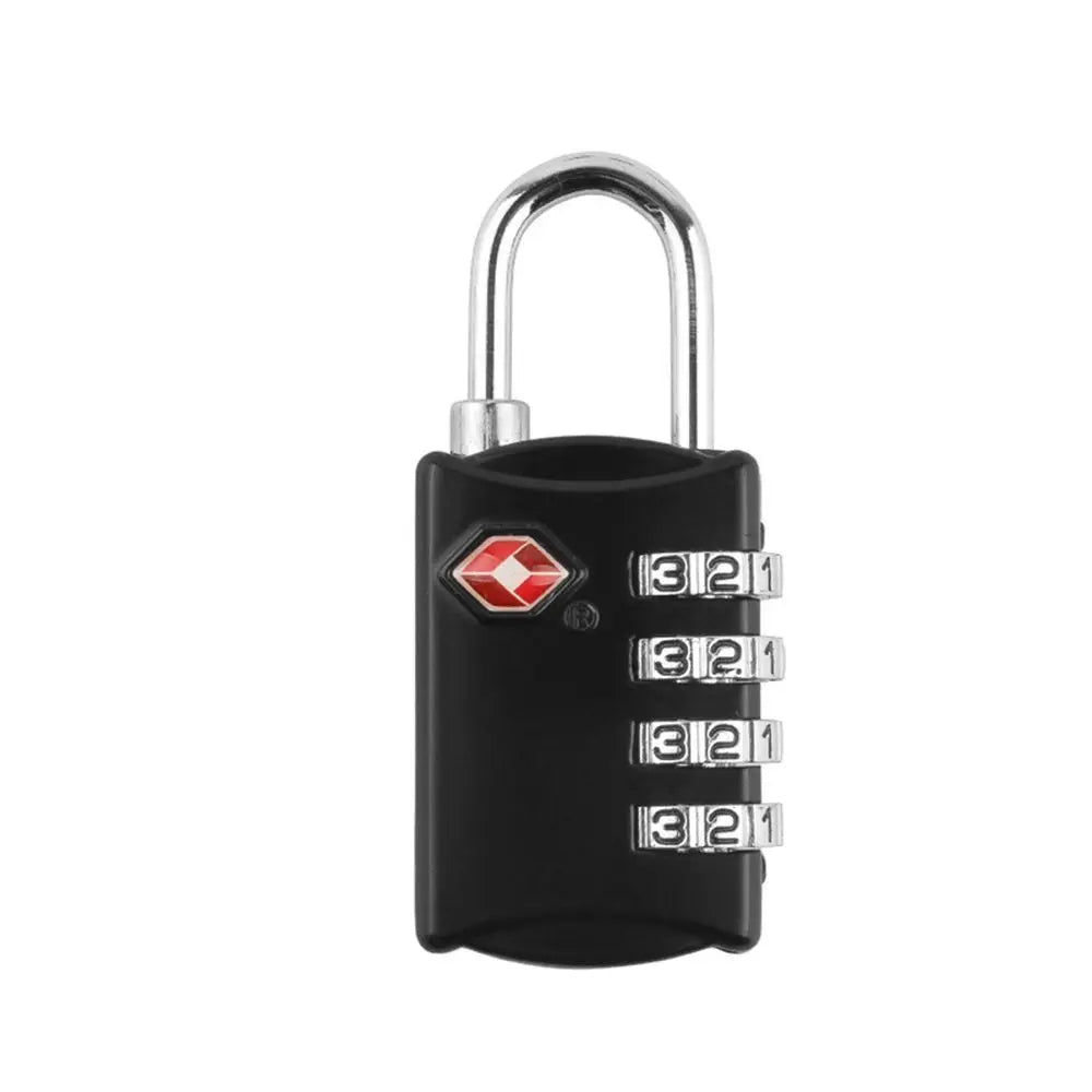 Small Padlock TSA Customs Lock Cable Luggage Lock Anti-Theft Combination Lock High Security Waterproof Steel Cable Padlock