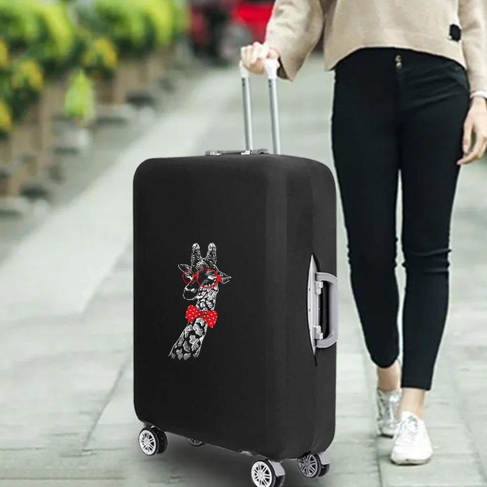 Fashion Travel Essentials Suitcase Cover Funny Print for 18-32 Inch Traveling Accessories Bag Trolley Luggage Protective Case
