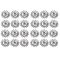 24X Durable Gear Heat Resistant Accessories Barbecue Frame Gear DIY Parts Automatic Revolving Hardware Wheel Aluminum