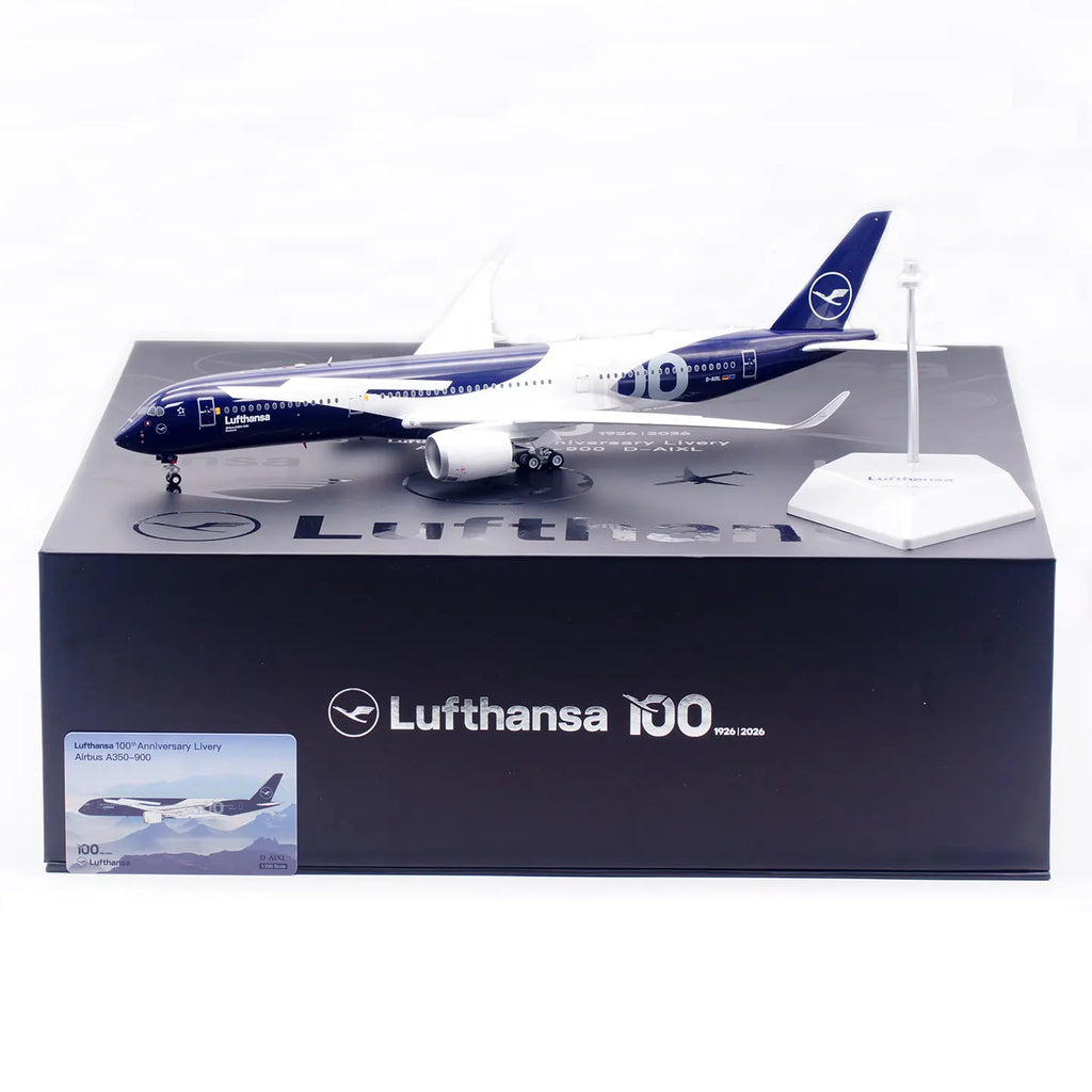 L2402 Alloy Collectible Plane Gift SQ Wings 1:200 Lufthansa "StarAlliance" Airbus A350-900 Diecast Aircraft Jet Model D-AIXL