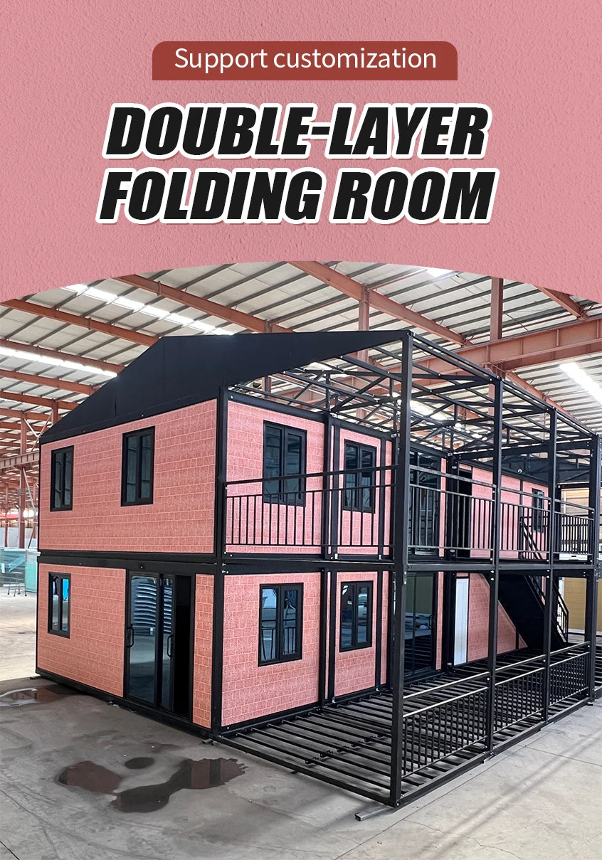 Best Seller 40ft Foldable Container House Luxury Modern Living Space Waterproof Portable Home for Outdoor Resort