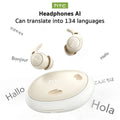 Auriculares Traductor DeIdioma 2026 NE76 AI Translation Real-Time Language Translator Bluetooth 6.0 In-Ear Headphones for Travel