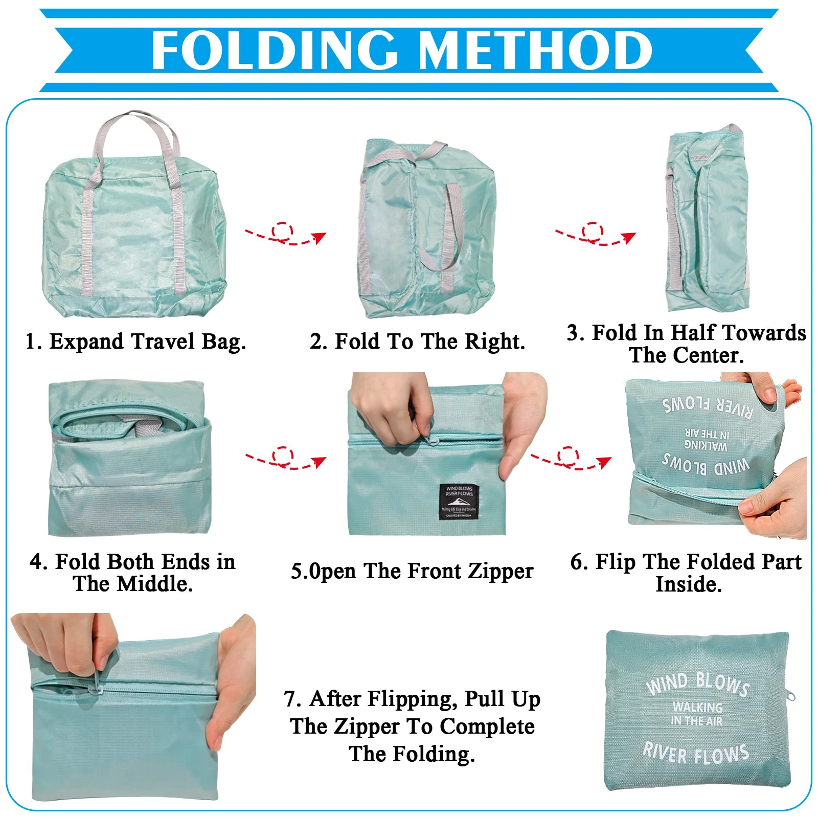 Travel Bag for Women Men Foldable Duffel Bag Carry on Luggage Tote  Sports Gym Bag Nylon Weekender Overnight Bag Hospital Bags