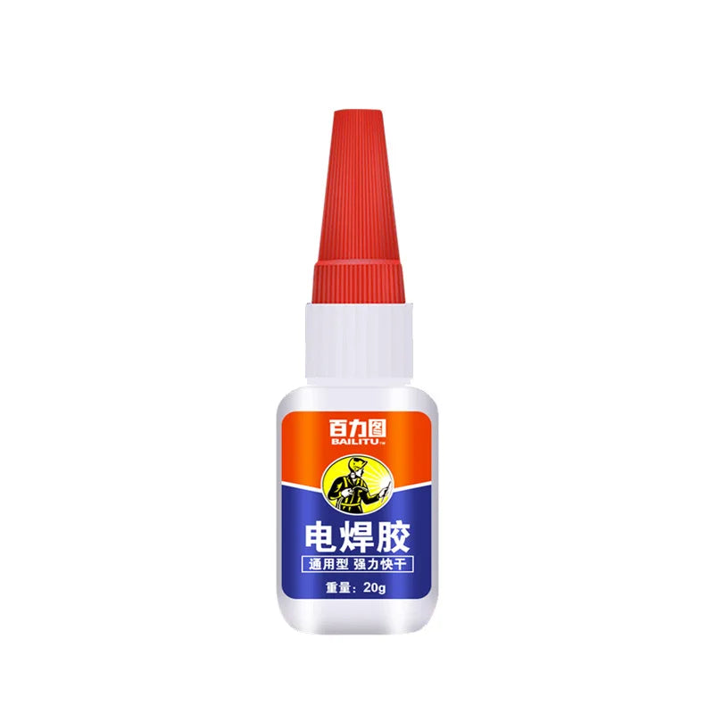 1pc Super Glue Instant Quick Dry Cyanoacrylate Strong Adhesive for Leather Rubber Metal Office Supplies Fast Bonding Glue