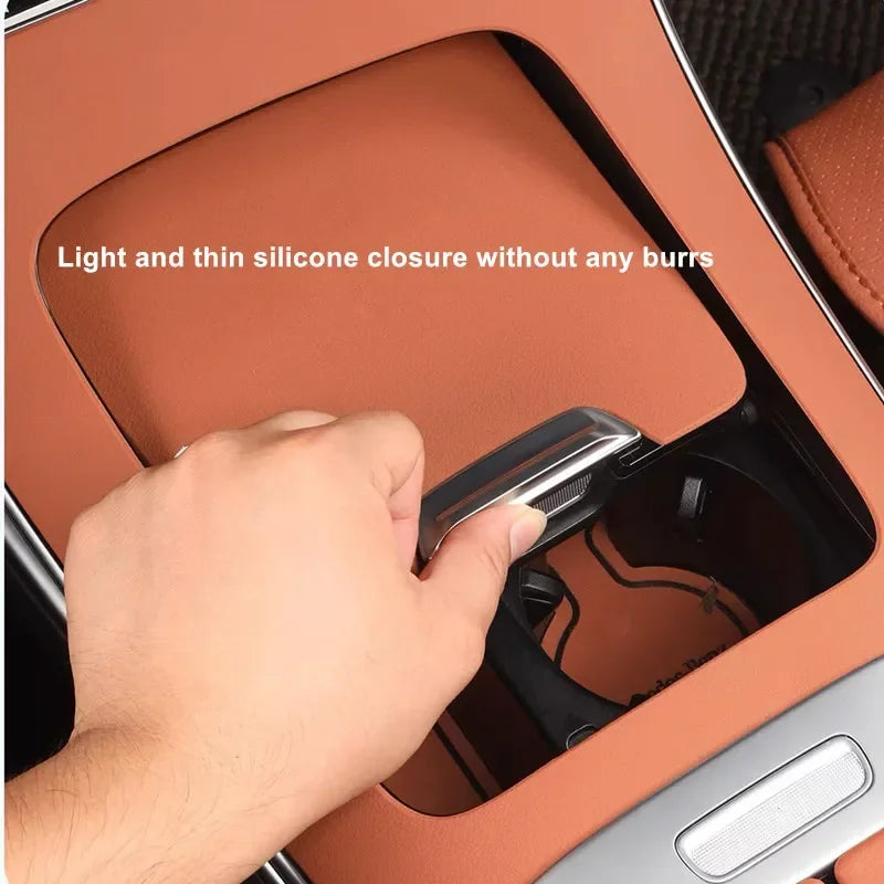 For Mercedes Benz C Class W206 GLC X254 2023-2025 Silicone Dustproof Protective Pad Cover Trim Accessories Car Central Console
