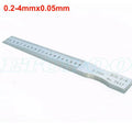 Wedge Feeler Gauge 1-15mm 0.5-10mm 0.4-6mm Crack Flatness Layout Insert Welding Taper Measure Tool for Precision Measurement