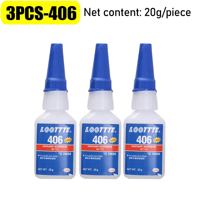 10/1pc 495/401/406 Strong Glue Quick Drying Instant Liquid Glue High Temperature Resistant Adhesive for Metal Plastic Wooden