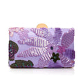 Embroidery Dinner Bag Ladies Elegant Fashion Versatile Clutch Bag Wedding Ball Party Small Square Bag [Random Pattern]