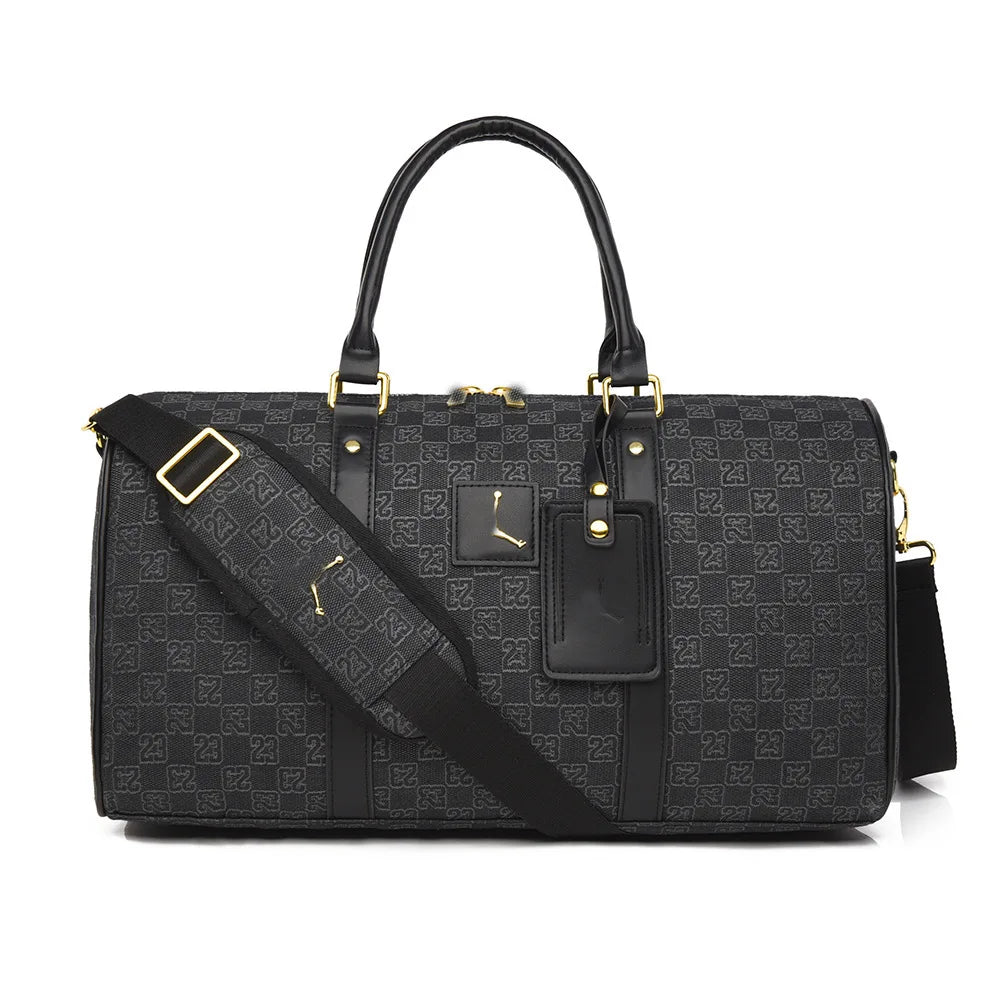 Lightweight Large Capacity Sports Fitness Bag for Travel And Business Trip Unisex Casual Travel Style Breathable PU Material