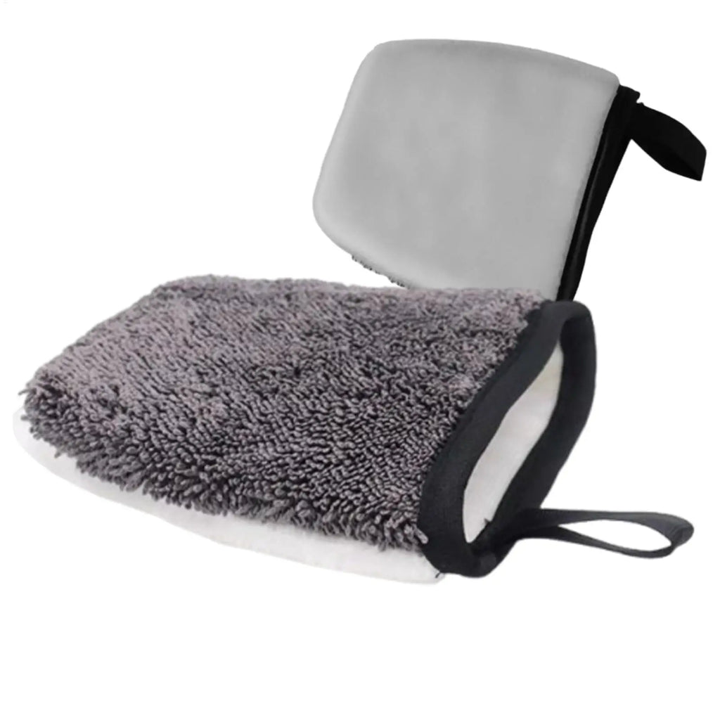 Ergonomic Car Interior Cleaning Mitt Double-Sided Detailing Scrubbing Twist Gloves Cloth for Instrument Panel Door Leather Seat