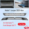 Front Grill Mesh Insert for Tesla Model Y Premium Juniper Model YL 2025 2026 Bumper Air Inlet Vent Grille Cover Trim Accessories