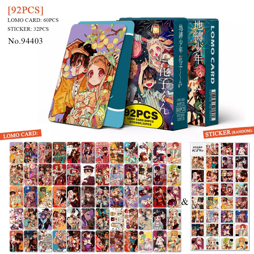 30-92Pcs/Set Anime Card Lomo Card Mini Sticker Print Pictures Postcard Games Card Fans Collection Cards Gifts