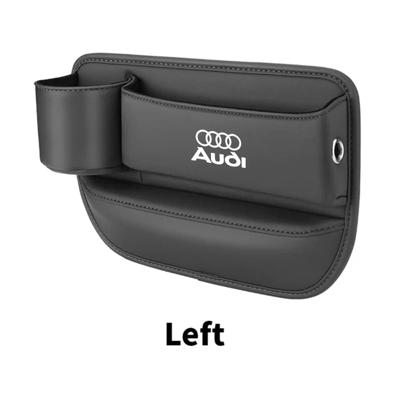 Car Seat Gap Crevice Storage Box Cup Holder For Audi A4 A3 A6 TT S4 S5 S6 A1 A2 A5 A7 A8 Q1 Q2 Q3 Q4 Q5 Q6 Q7 Q8 B8 B9 B6 C6 Qua