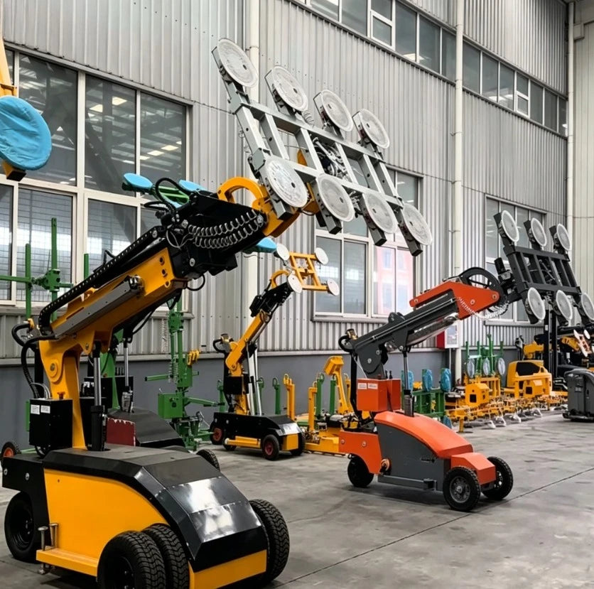 Customized Europe Standard Vacuum Lifts Glazing Robot Glass Lifters For Material Handling Sheet Metal