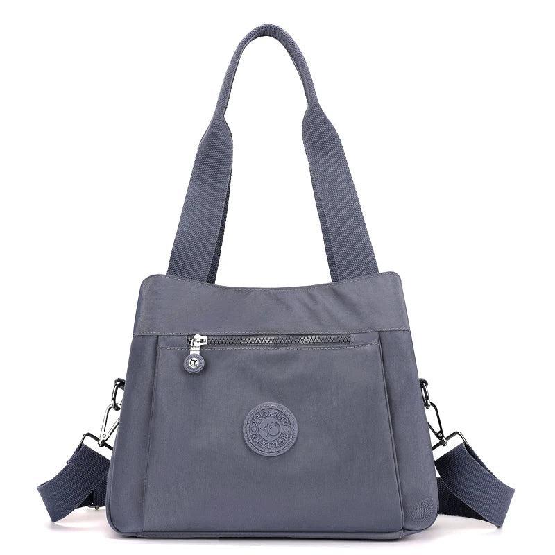 Women's Casual Nylon Crossbody Bag Travel Handbag Portable Business Tote Outdoor Purse Satchel Shoulder Bag for Everyday Use