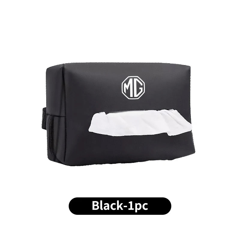 Car Seatback Tissue Box Holder Armrest Paper Case Napkin Storage Bag For Morris Garages MG 6 3 5 7 TF ZR ZS HS GS RX8 350 550