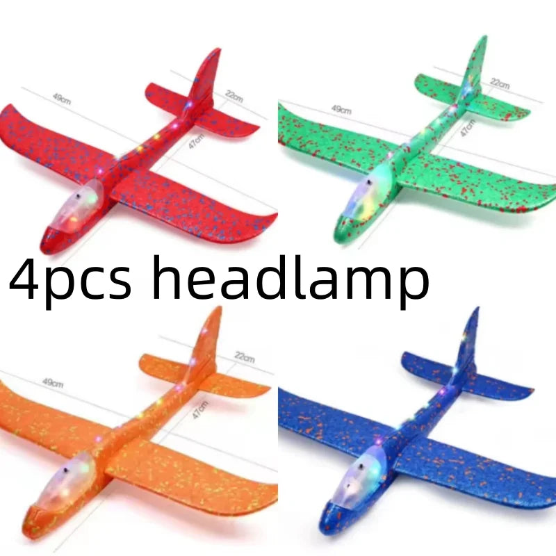 48cm Hand Throwable Free Flight Glider Foam Model EPP Breakout Flight Glider Party Game Kids Outdoor Fun Gift Toy
