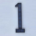 Outdoor Solar House Number Light 12CM LED Address Sign Light Sensor Door Plate for Home Yard Wall Decoration Use Set Kit Supply