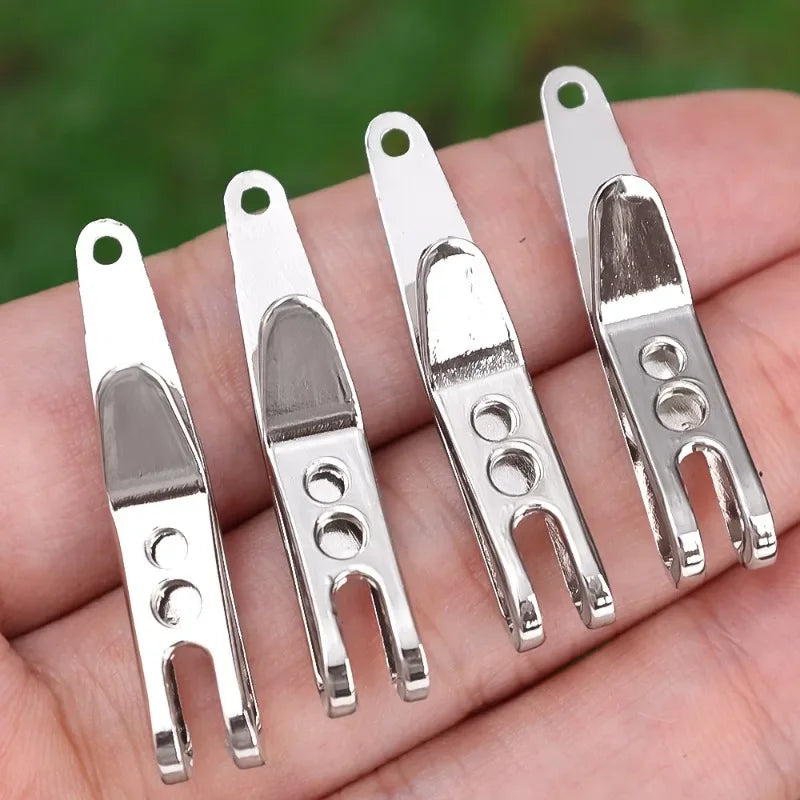 EDC Bag Gear Pocket Suspension Clip with Key Carabiner Clip Outdoor Quicklink Keychain Key Suspension Pocket Clip Camping Gadget