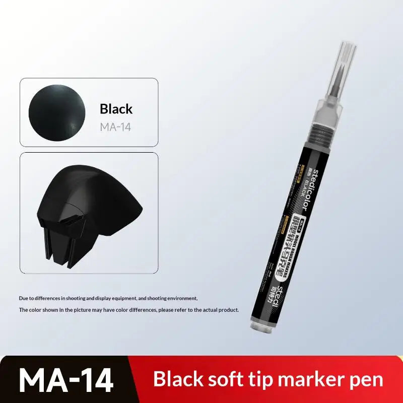 New New 1PC Stedi Front Valve Type Soft Tip Acrylic Paint Marker Water Based For Mecha Figure DIY Hobby Painting Coloring