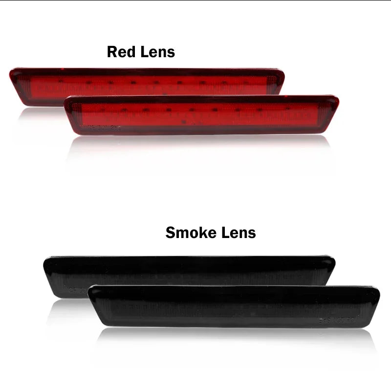 Red LED Car Rear Bumper Side Marker Lights Parking Lights For Ford Mustang 1999 2000 2001 2002 2003 2004 Fender Flare Lamps 12V