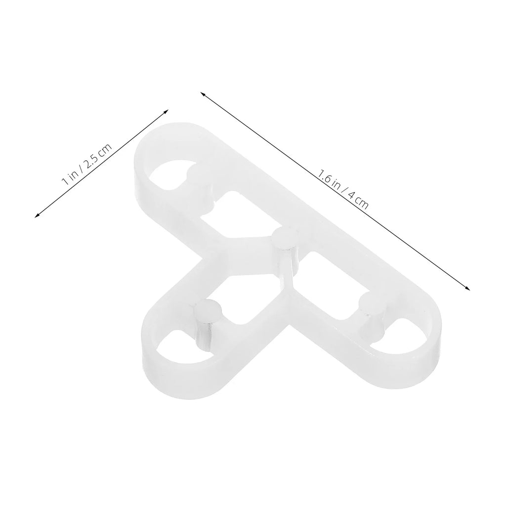 100Pcs Plastic Tile Leveling Spacers T-Shaped Reusable Kit for Floor Wall Tiles Professional Installation Accurate Alignment