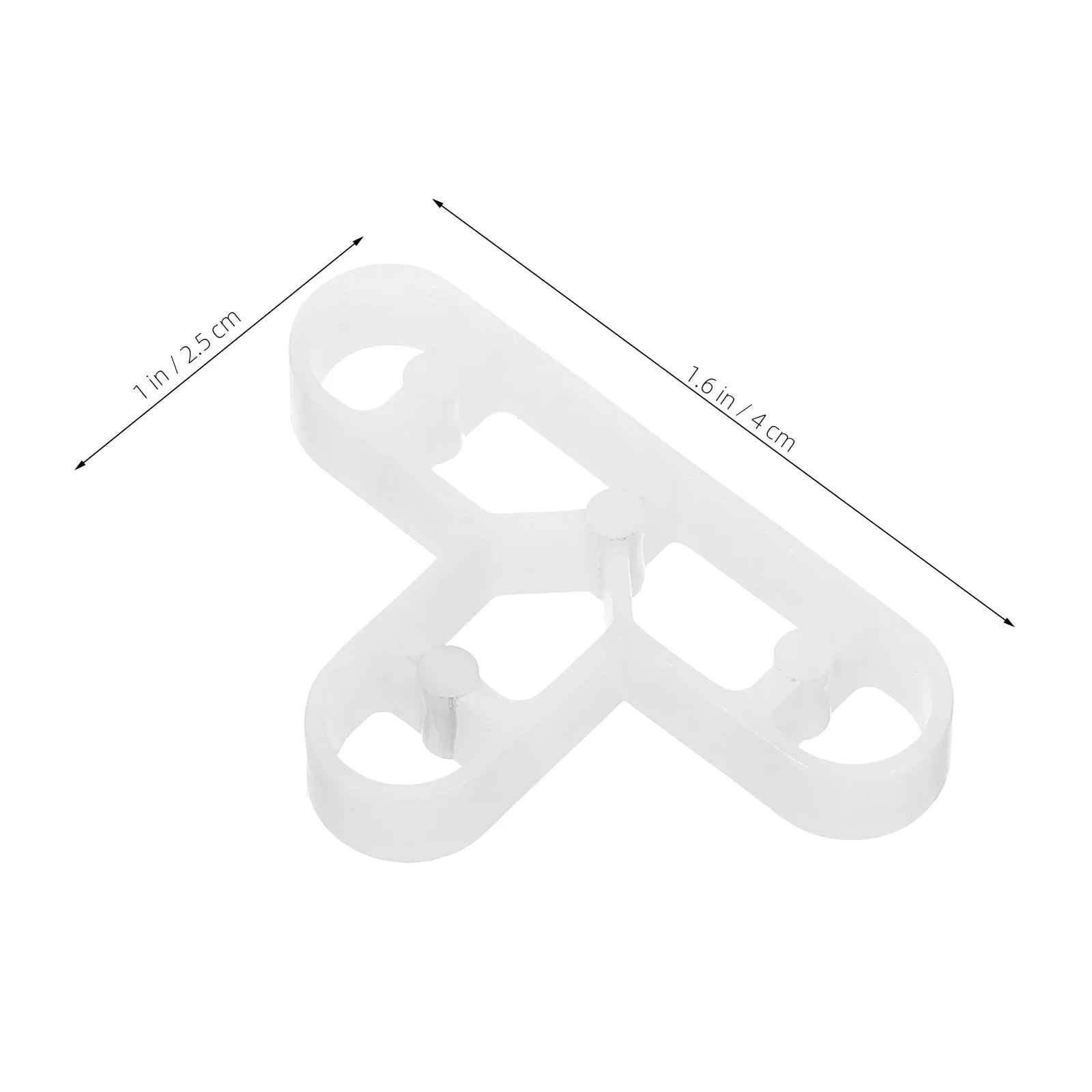 100Pcs Plastic Tile Leveling Spacers T-Shaped Reusable Kit for Floor Wall Tiles Professional Installation Accurate Alignment