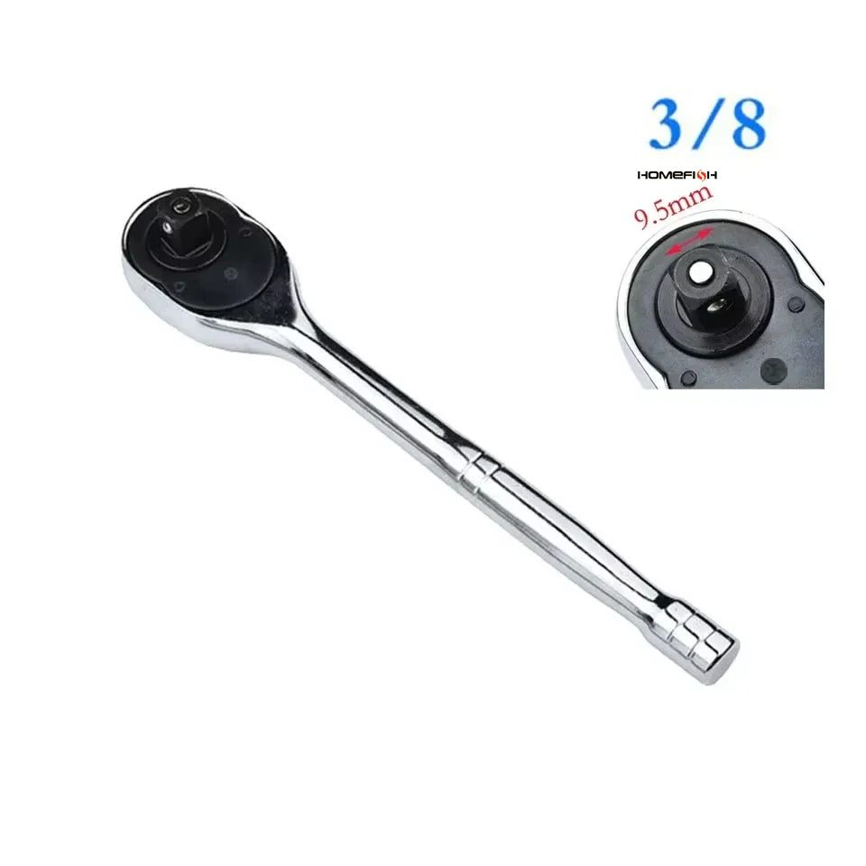 24 Teeth Quick Release Ratchet Handle Narrow Place Using More Than Normal Ratchet 1/4“ 3/8” or 1/2“ Drive