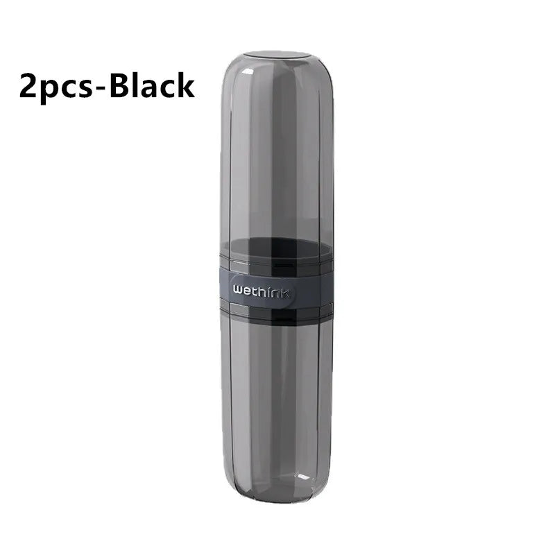 Toothbrush Travel Containers Transparent Portable Toothbrush Case Outdoor/business Trip/travel Acessories