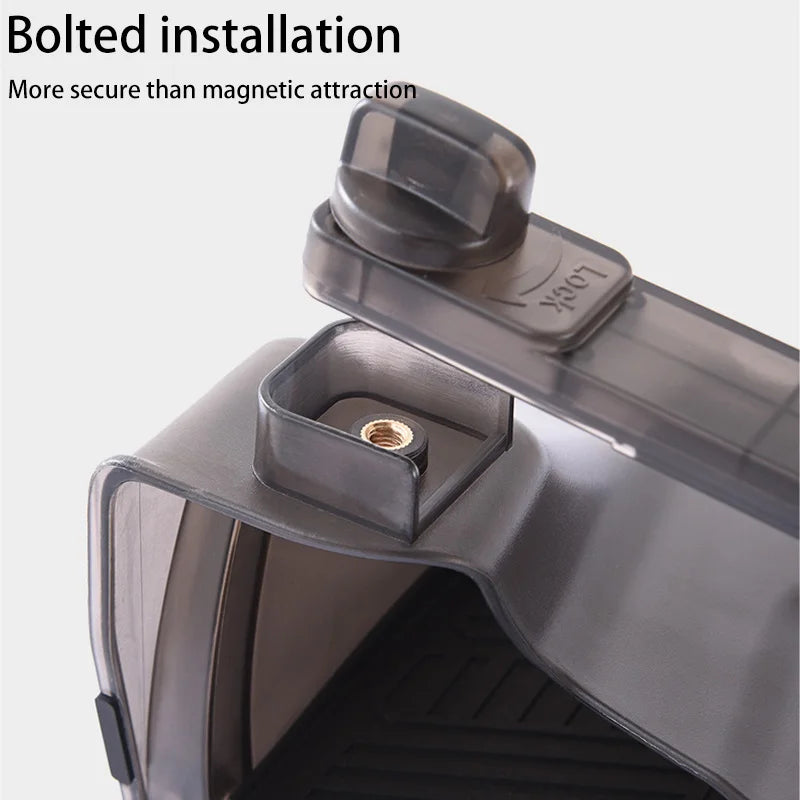 For Tesla Model 3 Y Highland Juniper 2021-2025 Hidden Screen Storage Magnetic Opening And Closing Hidden Large Space Storage Box