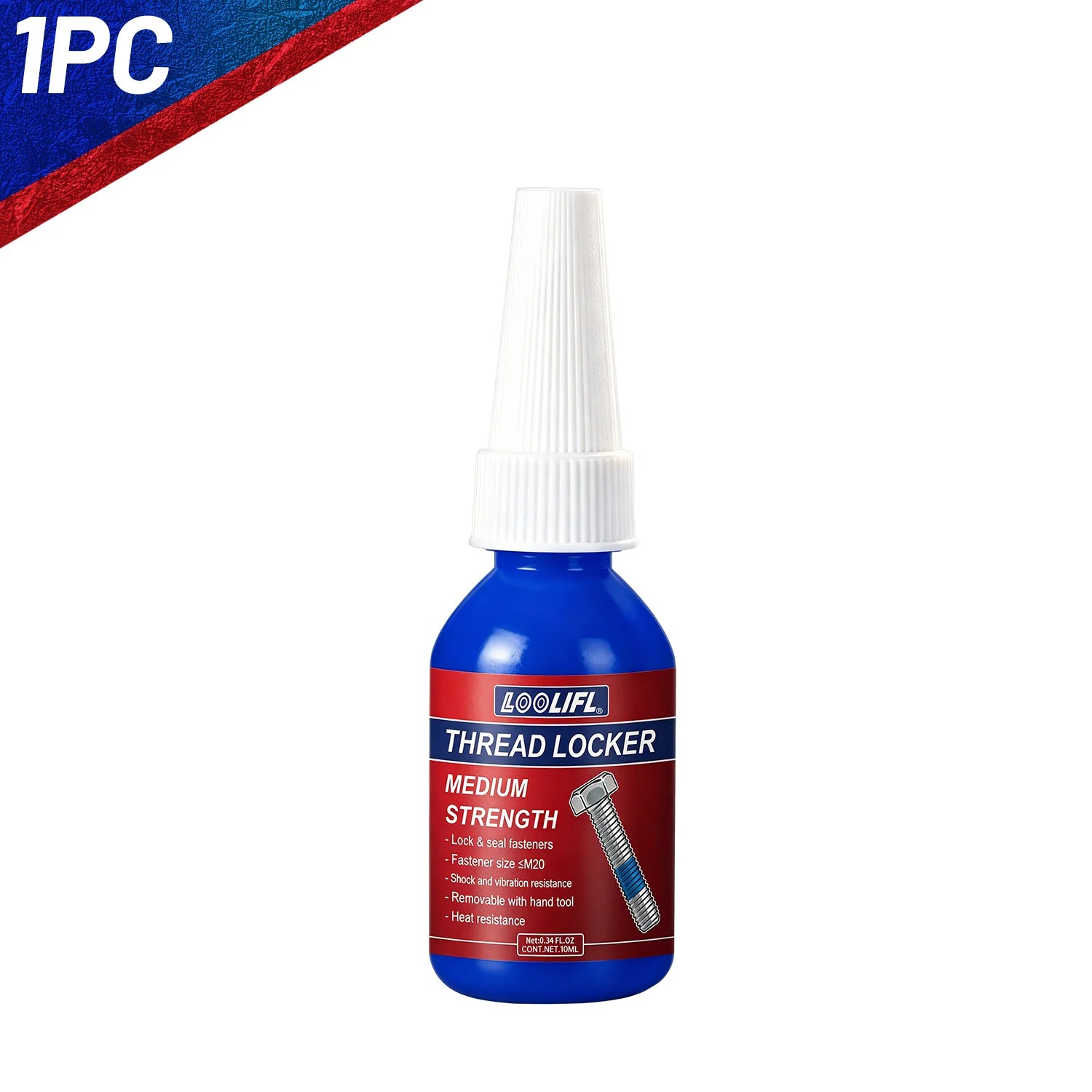 243 50ml Threadlocker Screw Glue Quickly Cured Thread Locking Agent Anaerobic Adhesive Corrosion-Resistant Anti-Loosening Glue