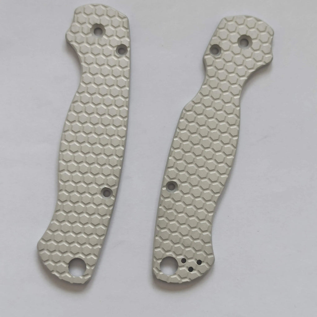 1 Pair Aluminum Alloy Knife Handle Scales for Spyderco C81 Para 2 Folding Knives