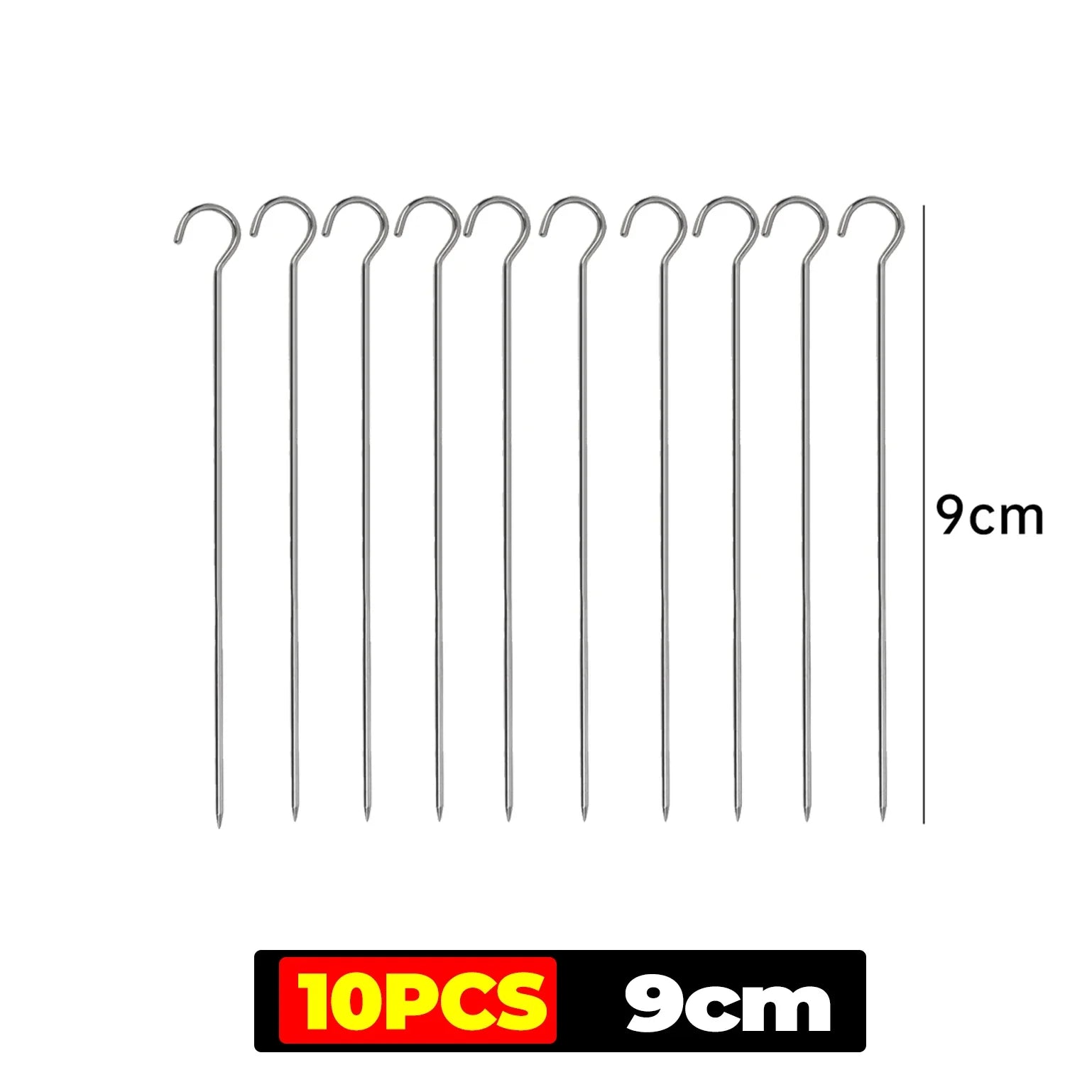 Stainless Steel Roasting Rack Air Fryer Special Grill BBQ Hanging Skewers Rack Reusable Baking Stick Needle Kebab Cooking Tools