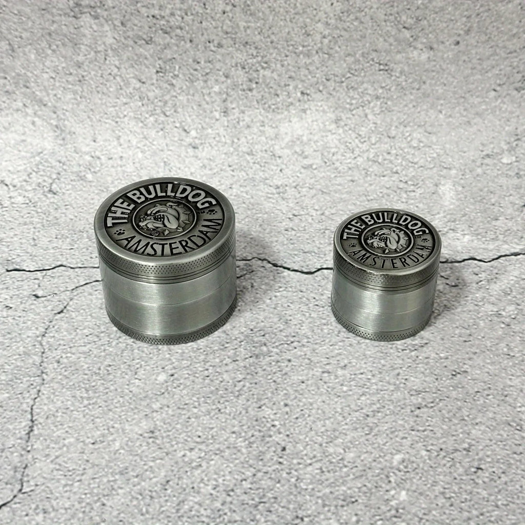 1.6/2inch Silver Dog Metal Herb Grinder Mill Mortar 4-Layers Tobacco Vanilla Bud Grinder Grass Cigar Smoking Cigarette Tool