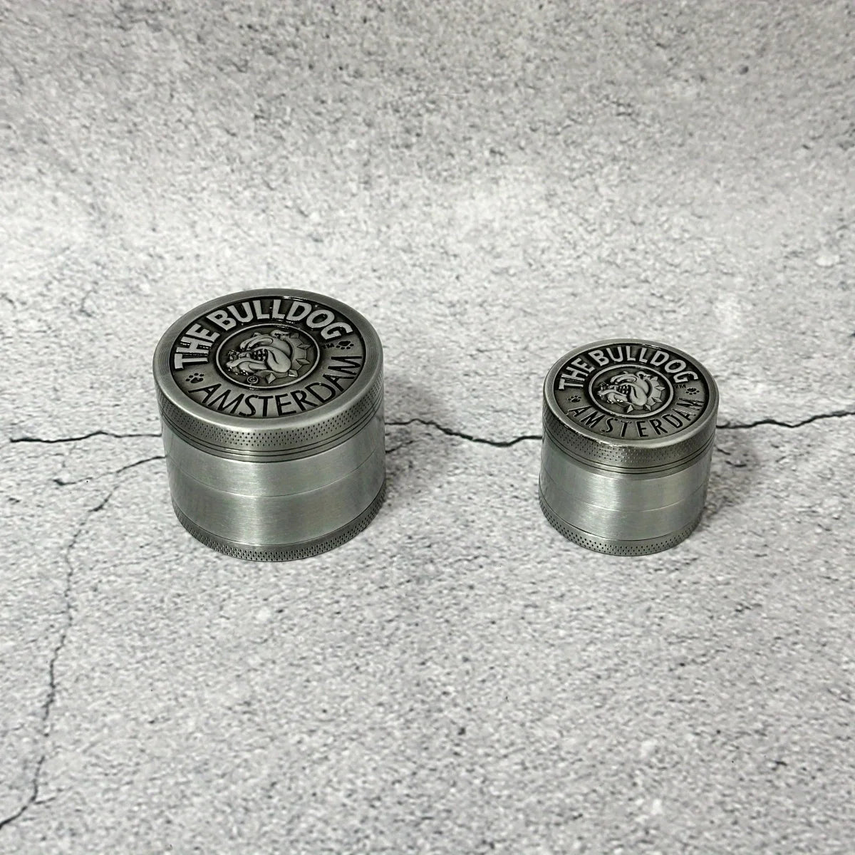 1.6/2inch Silver Dog Metal Herb Grinder Mill Mortar 4-Layers Tobacco Vanilla Bud Grinder Grass Cigar Smoking Cigarette Tool