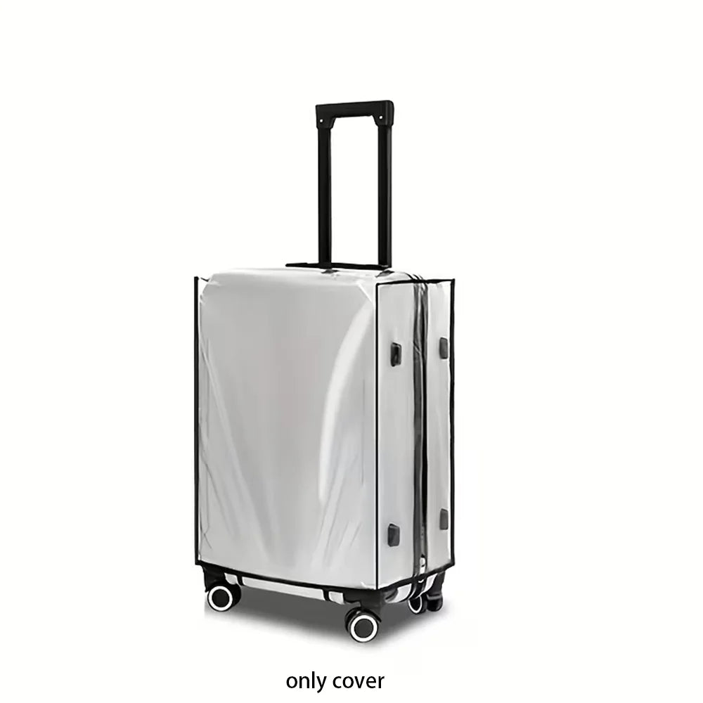 Transparent Waterproof Luggage Cover Scratch-Resistant Dust-Proof Stain-Resistant Protector for 20-30 Inch Suitcase
