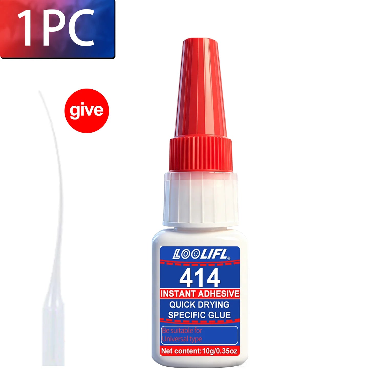 LOOLIFL super cyanoacrylate glue Fast Drying Strong Bonding All Purpose Adhesives for Ceramic Glass Metal Wood DIY Repairs tool