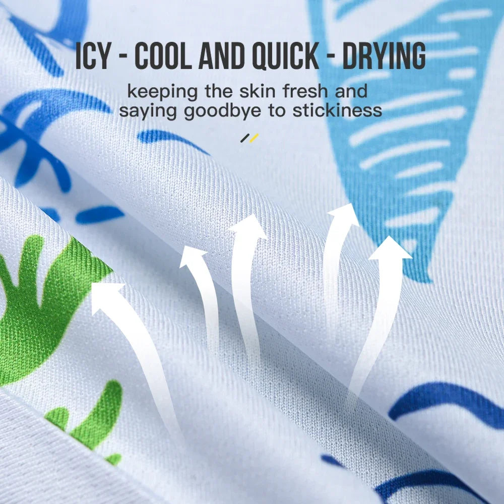 AONIJIE E4427 Upgraded Version Sports Ice Towel Neck Protection Sunscreen Triangle Scarf Sweat Absorption Breathable for Running