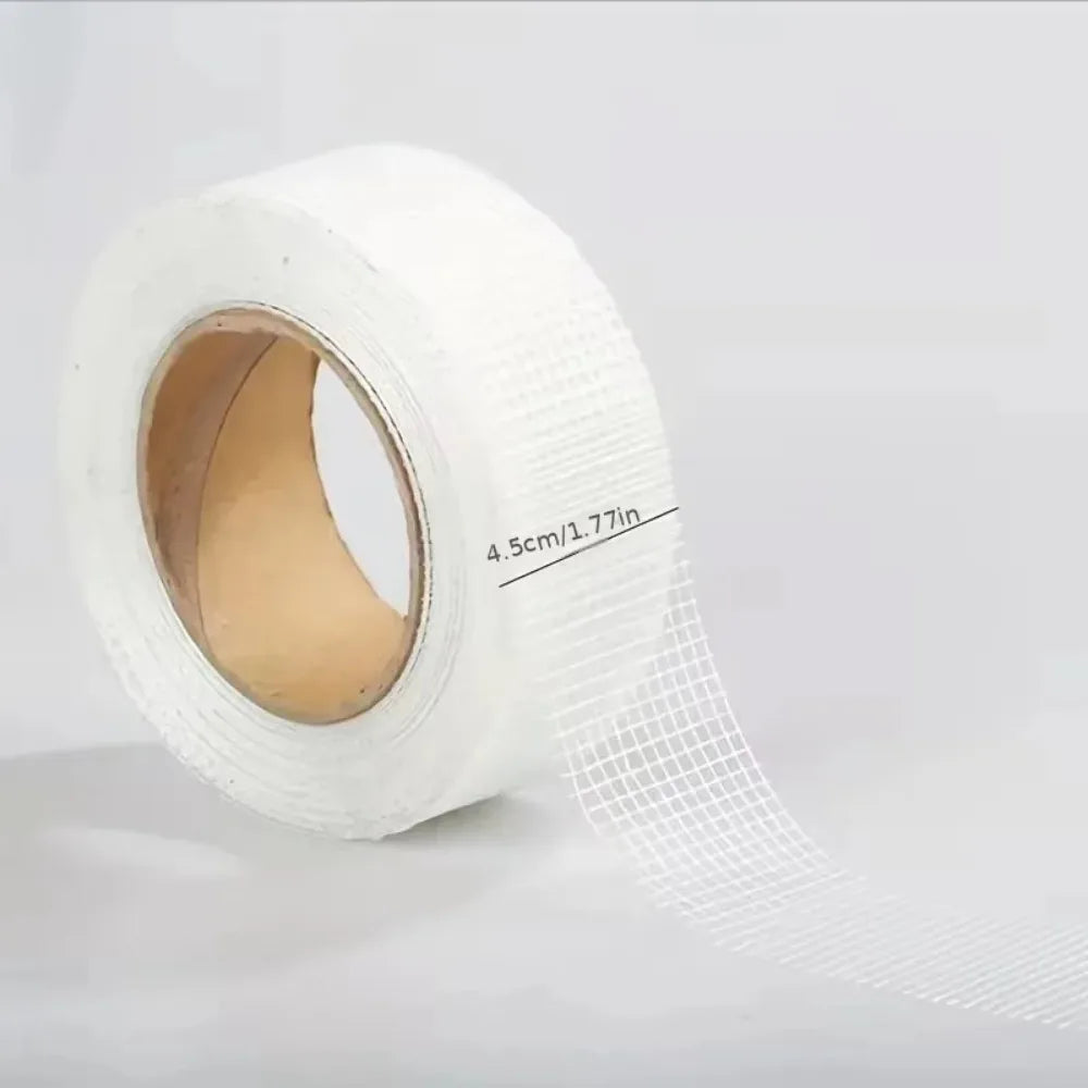 1 Roll 30M Glass fiber self-adhesive mesh tape wall crack Repair thermal insulation Decorative Mesh Seam Tape