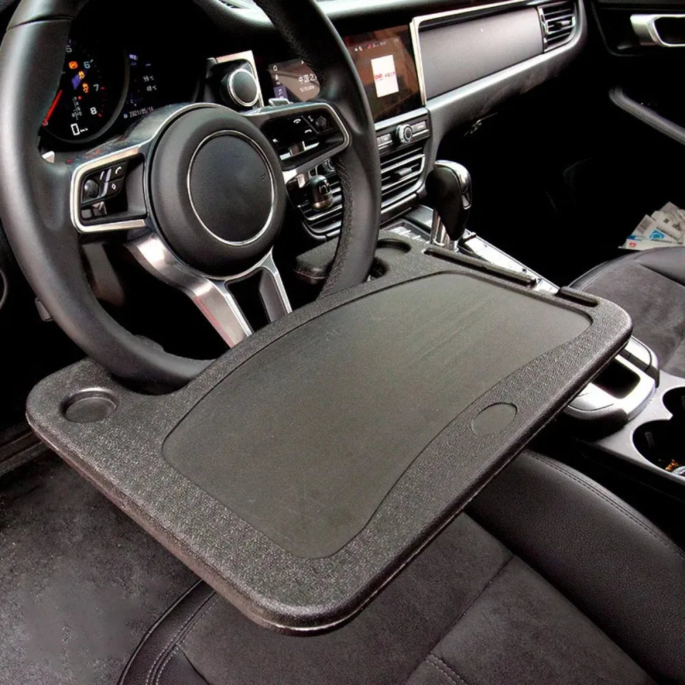 Car Portable Laptop Computer Desk Mount Stand Eat Work for Car Steering Wheel Dining Table BracketDrink Food Coffee Tray Board
