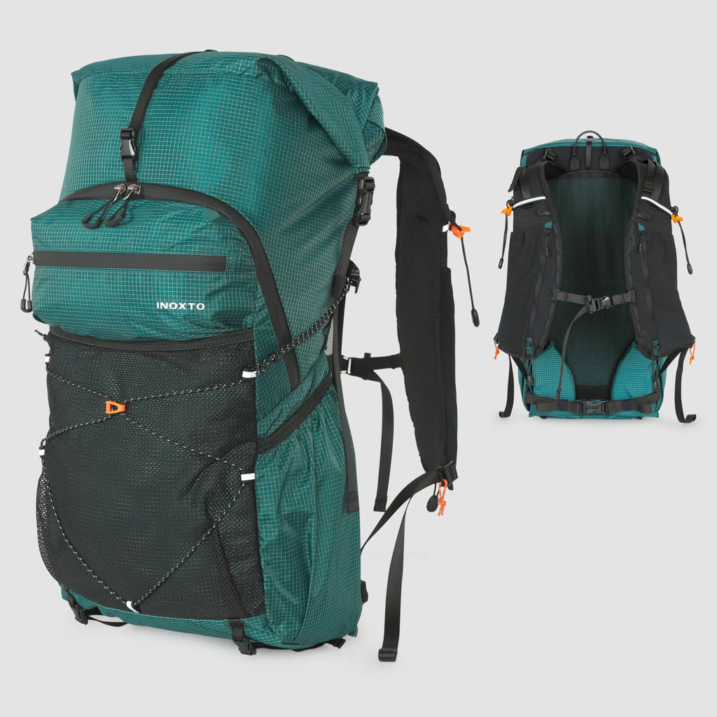 Hiking Backpack for Men and Women, 30L Waterproof Camping Backpack with Rain Cover, Lightweight Outdoor Sport Travel Daypack Ruc