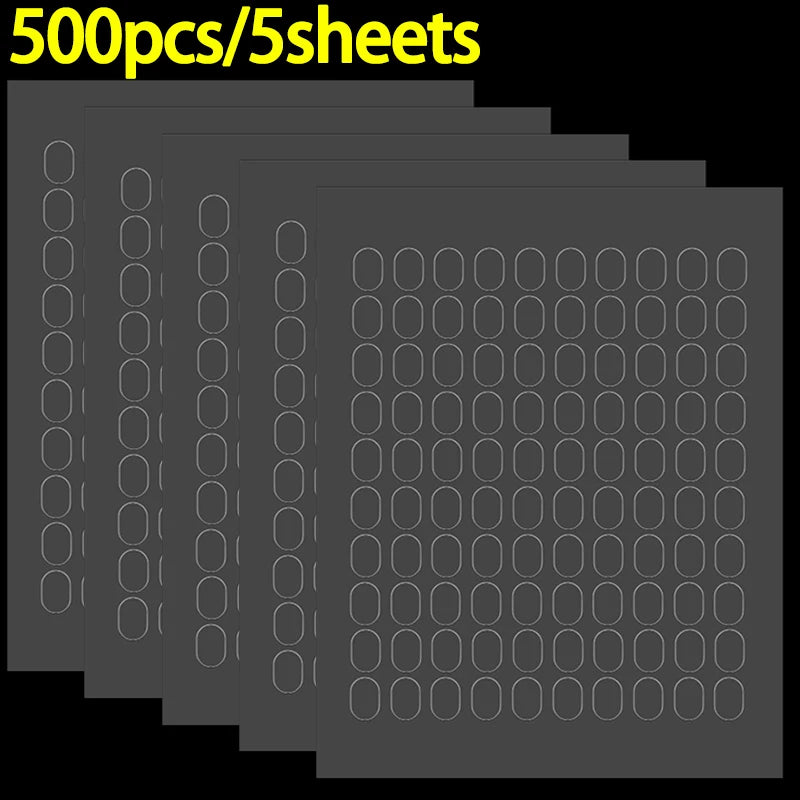 Double Sided Gel Glue Pad Adhesive Dots Fastener Strong Oval Self Adhesive Tape DIY Action Figures Carpet Poster Fixing Tape Pad