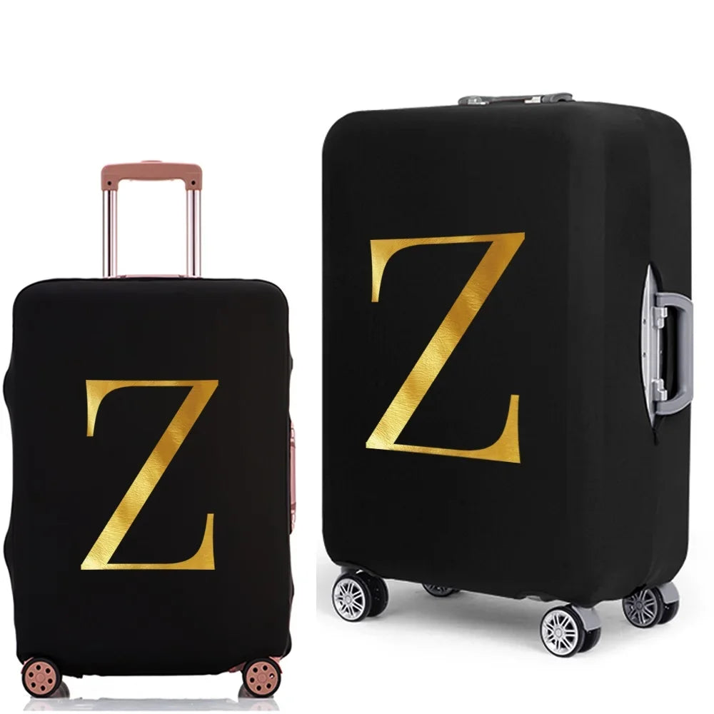 Letter Print Luggage Cover Thicker Suitcase Protective Case Trunk Case Apply Elastic Dust Case for 18" To 32" Travel Accessories