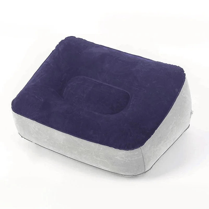 Inflatable Footrest Pillow PVC Foot Rest Air Pillow Cushion For Travel Office Home Leg Up Relaxing Feet Tools Under Desk