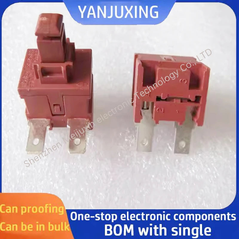 1pcs/lot KAN-L5 Self-locking switch Water heater vacuum cleaner button Electric cooker power switch 10A 250V 13MMX19MM