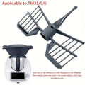 Butterfly Stirrer Scraper for Thermomix TM31 TM5 TM6 Juicer, Kitchen Juicer Tool Replacement Spare, Reusable Spatula